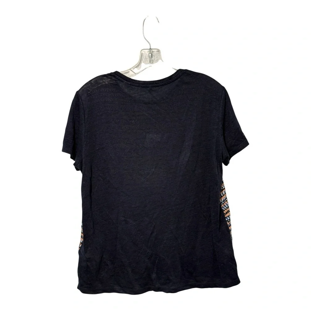 Scotch & Soda Maison Scotch Raffia Town Top XS Mixed Print Polyester Linen
